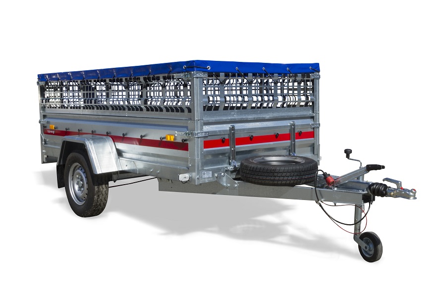 Brzděný přívěsný vozík Temared PRO BRAKE | 263 x 150 cm | 1500 kg