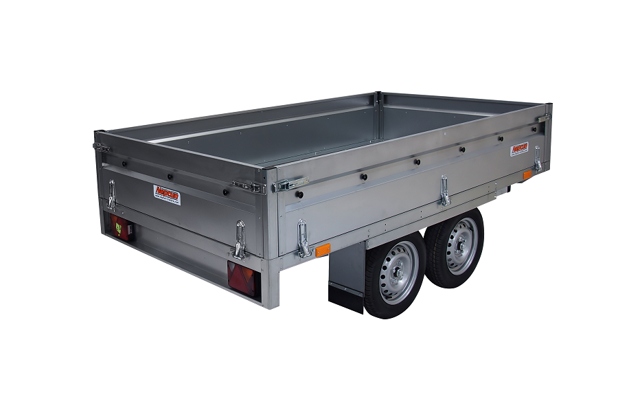 Přívěsný vozík brzděný NEPTUN Nordica | 263 × 145 cm | 1300 kg