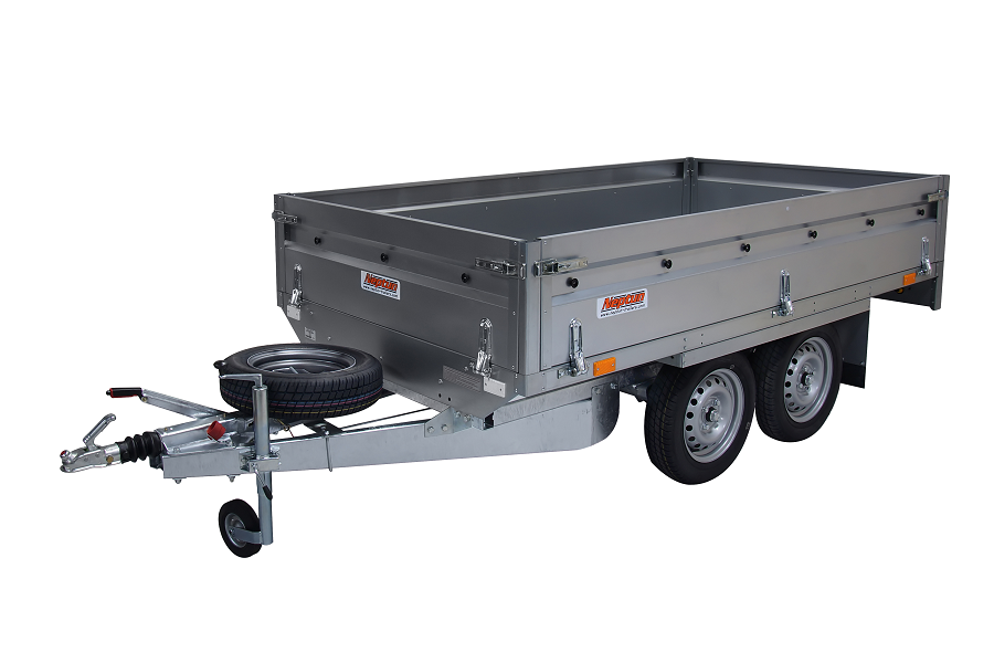 Přívěsný vozík brzděný NEPTUN Nordica | 263 × 145 cm | 1300 kg