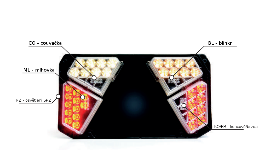 Náhradní LED modul svítilny WAS W125DP - ML