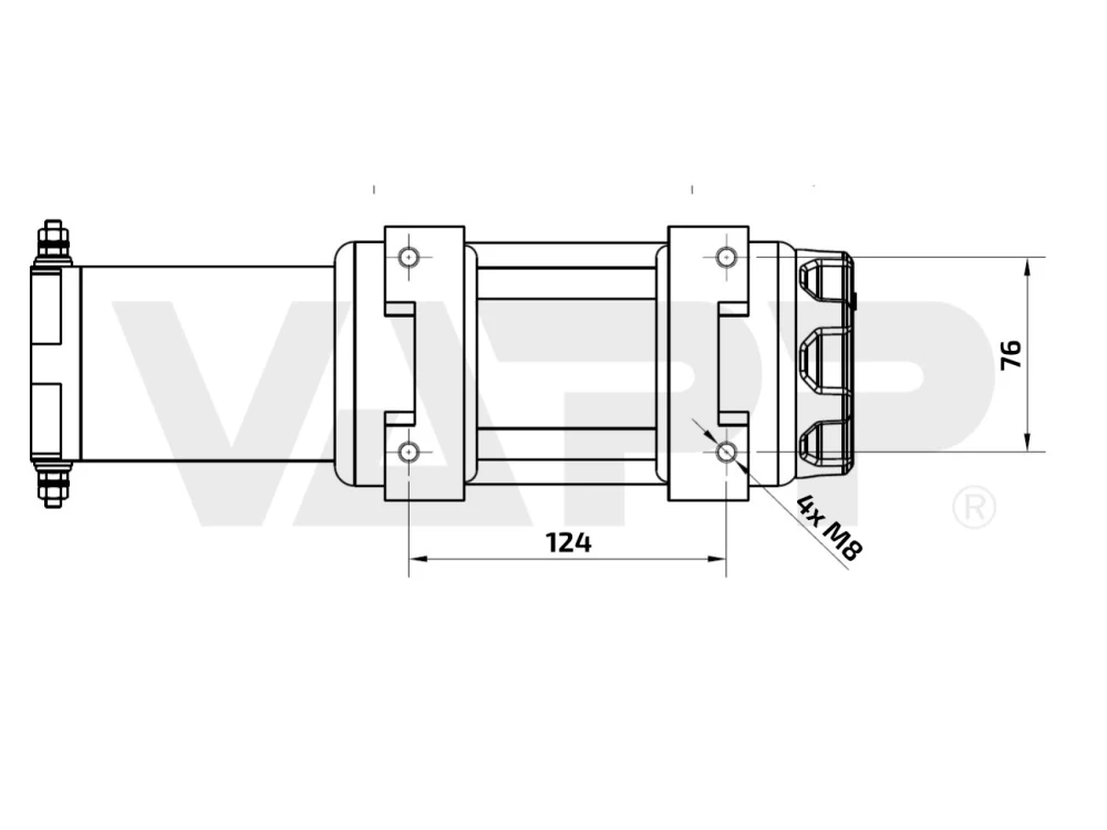 Elektrický naviják PRESKO T-REX 3.5 syntetické lano