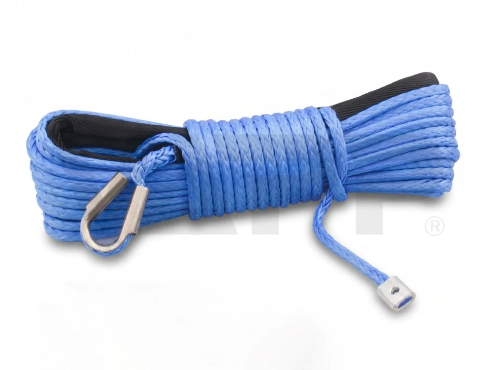 Lano syntetické 15 m, pr. 5 mm s okem