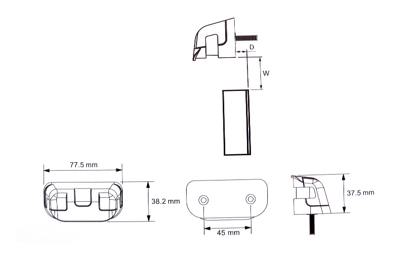 Osvětlení registrační značky Lucidity 26807 LED 12-24V, PRS