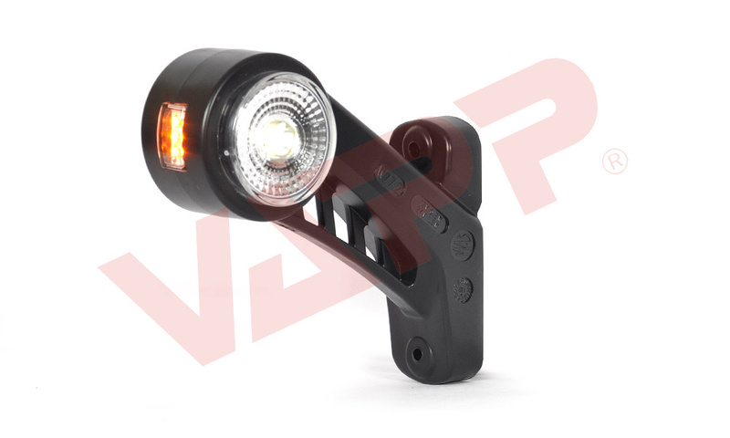 Svítilna doplňková/boční obrysová LED WAS W77.2 RF/577 BCP, 12-24V, pravá