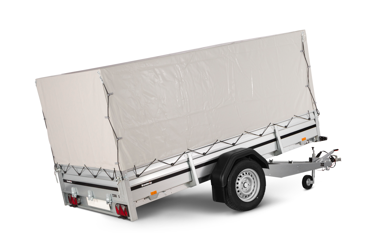 Plachta s konstr. šedá 302x153, výš. 100 cm, typ 2300