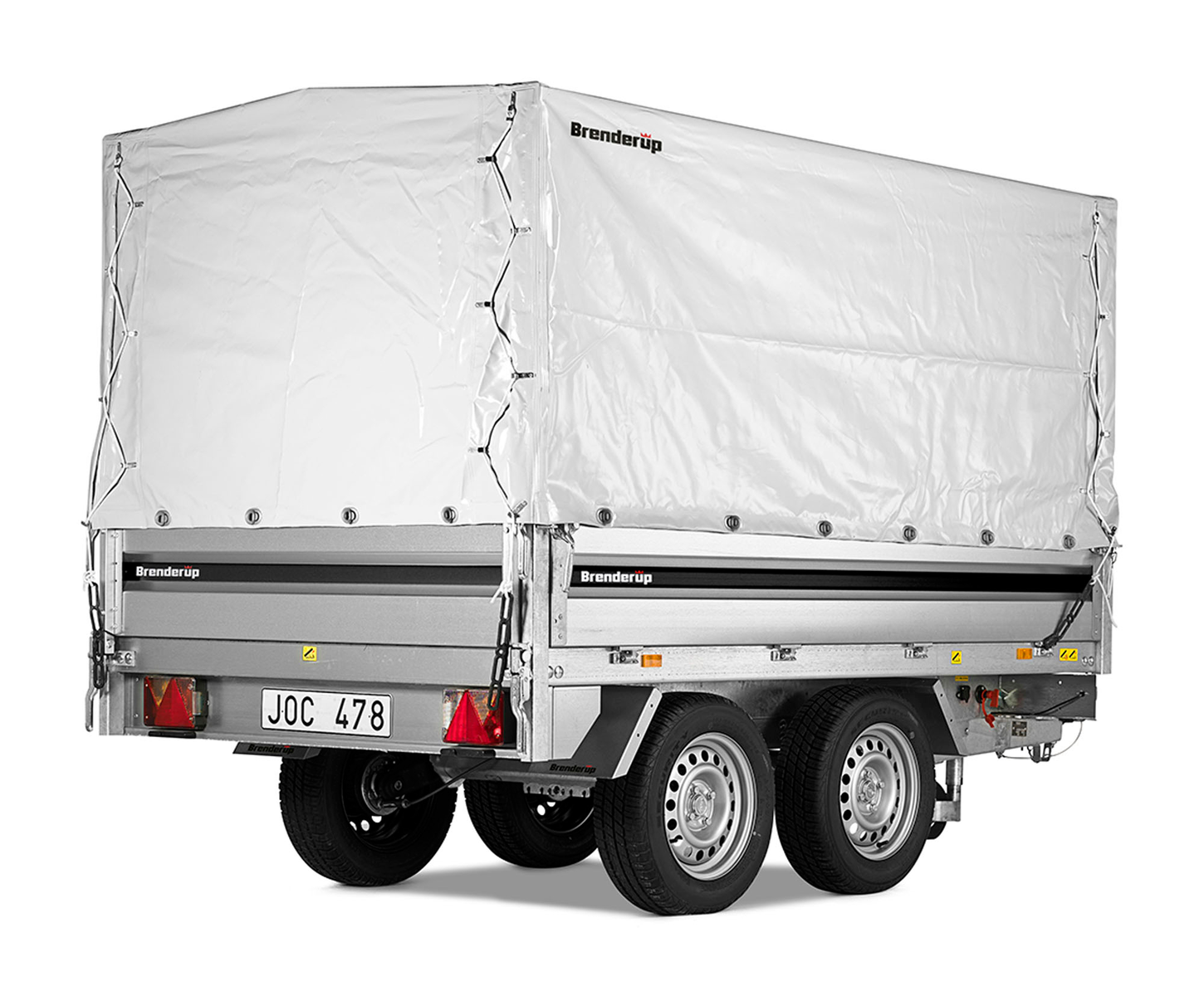 Plachta šedá 264x149x150 + konstrukce, typ 4260