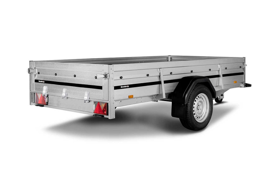 Sklopný přívěsný vozík Brenderup 2260WS B | 258 x 153 x 40 cm | 1300 kg