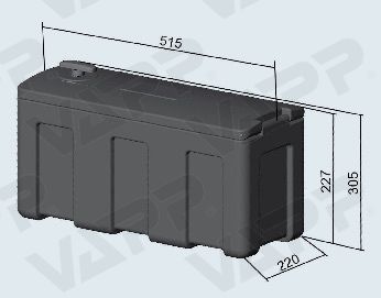 Box na nářadí AL-KO (boční otvírání) 