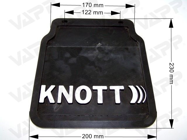 Zástěrka KNOTT 200x230 mm