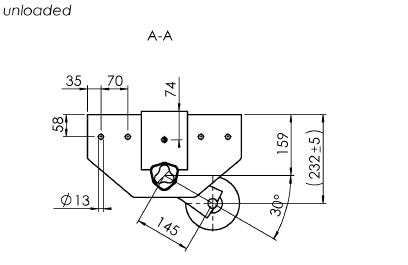 Náprava AL-KO OPTIMA UBR 700-5 (750 kg) a=1092 mm, 100x4, vysoké patky (Agados,