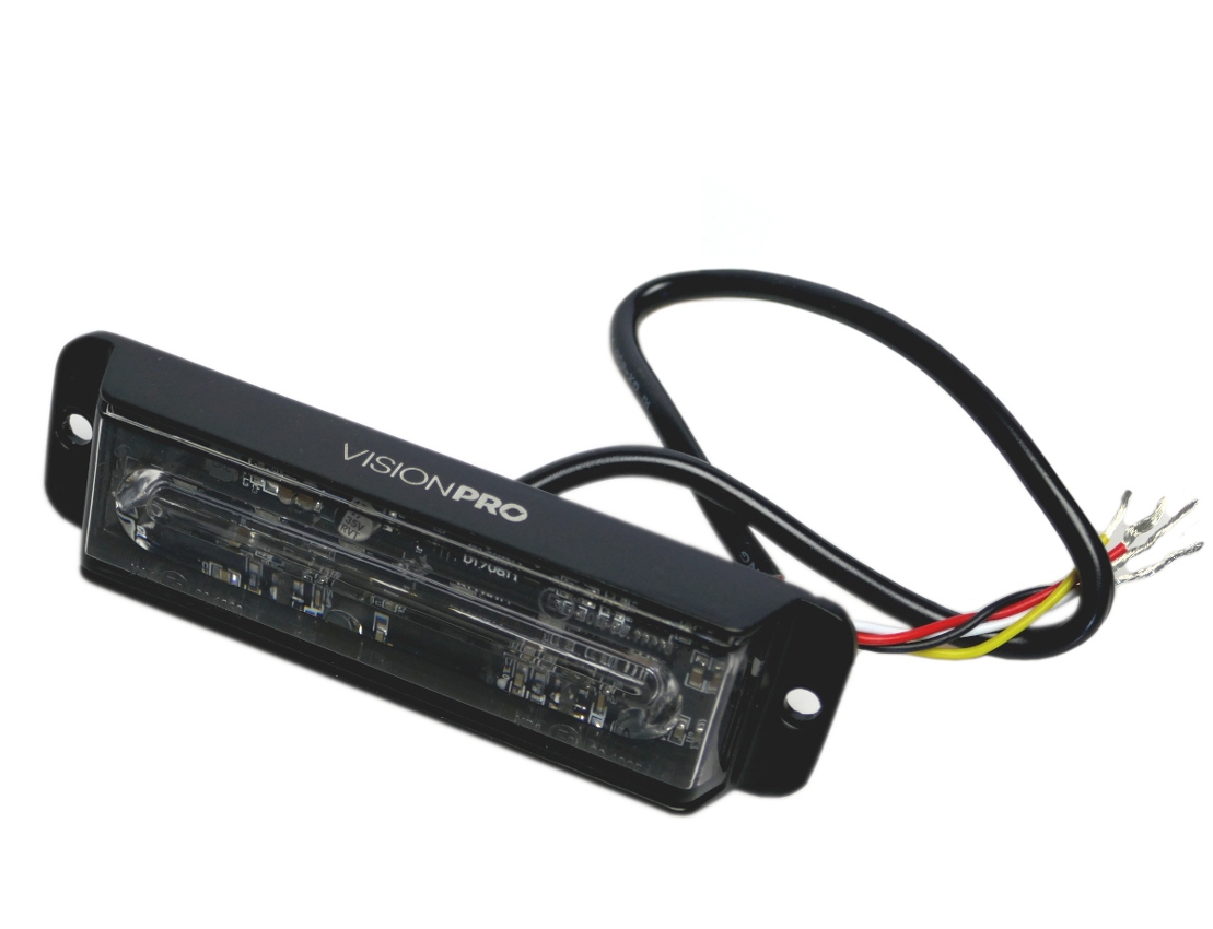 Výstražná záblesková svítilna VISIONPRO, 6x LED, modrá - NOVINKA