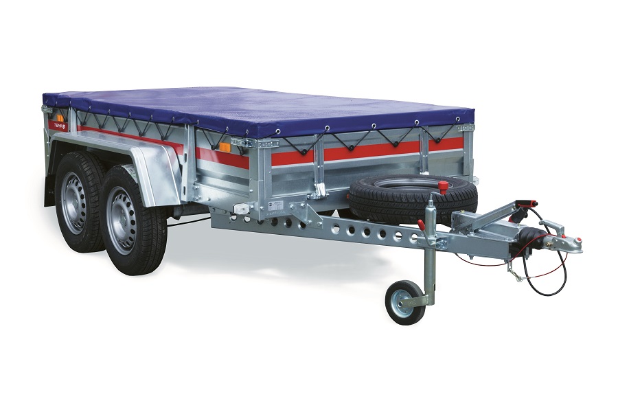 Přívěsný vozík Temared PRO BRAKE 2612/2C | 264 x 125 cm | 2000 kg