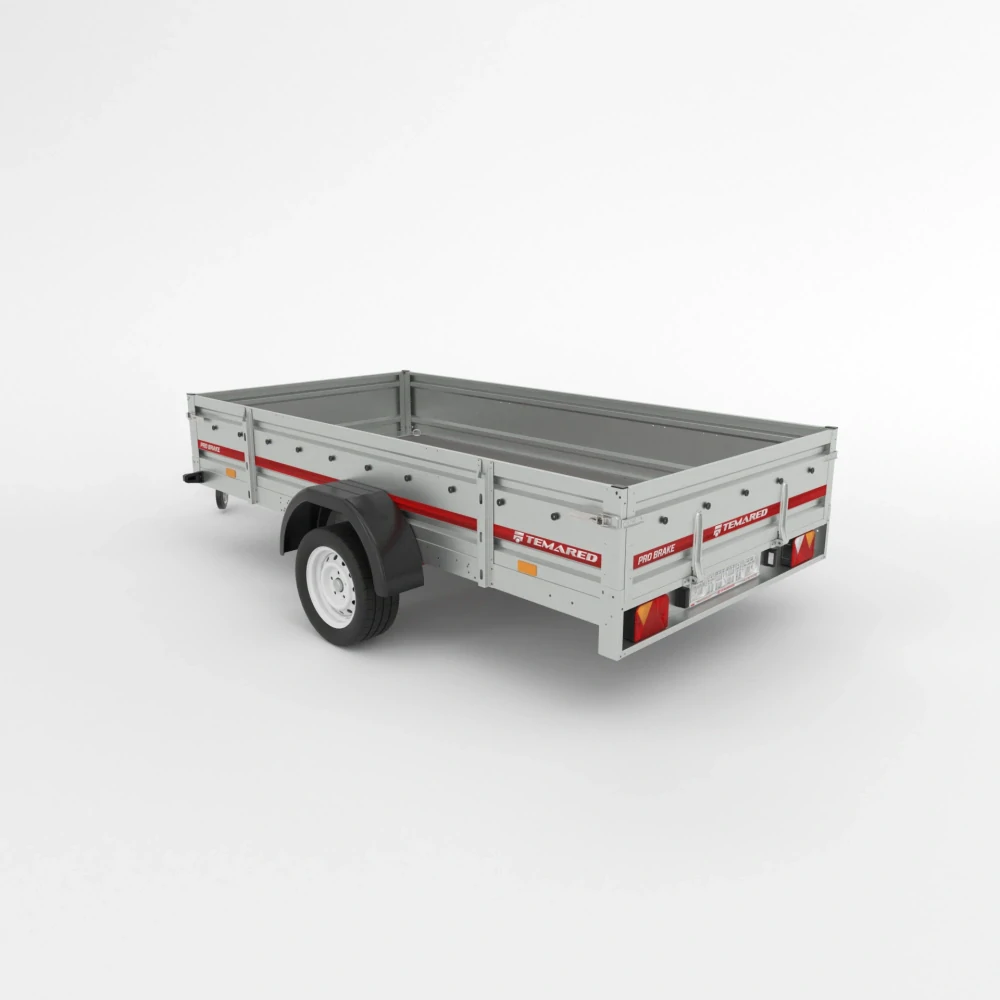 Brzděný přívěsný vozík TEMARED PRO BRAKE | 296 x 150 cm | 1500 kg