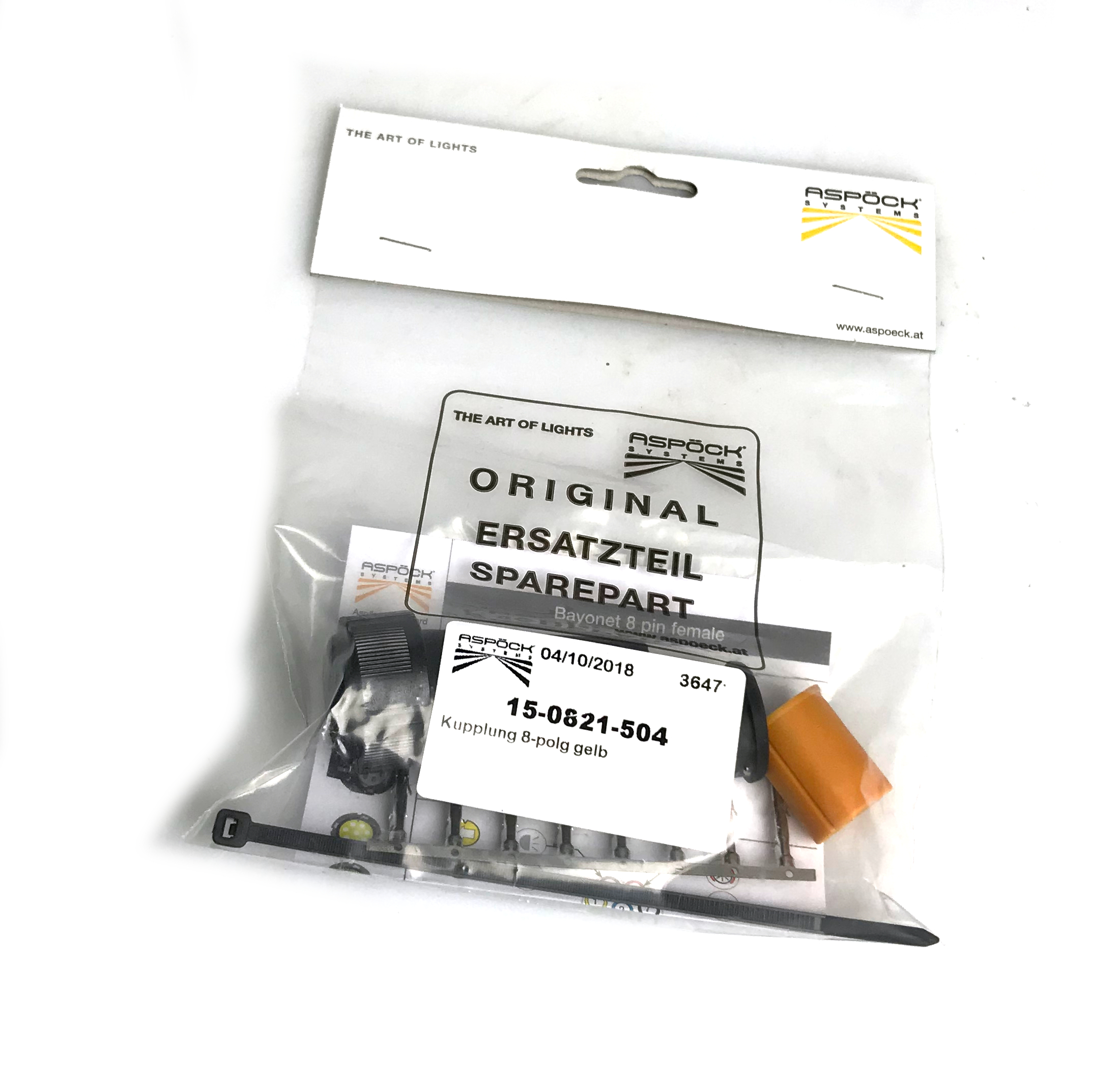 Zástrčka - bajonet Multipoint V zelený - 8pin