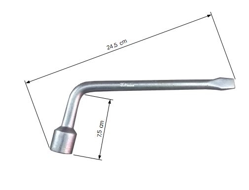 Klíč na kola pro matice 19