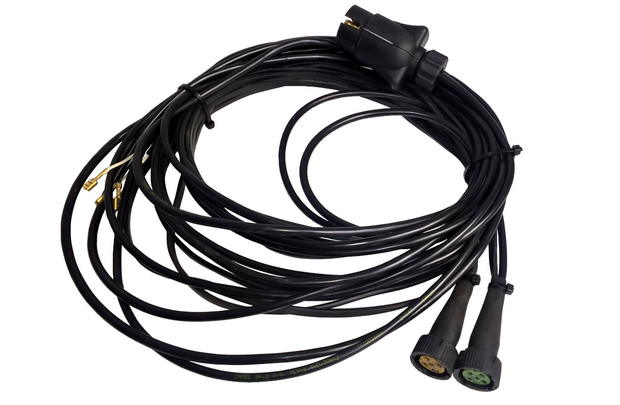 Kabeláž Tesat, 4,55 m s před. vývody/7 pól - zástrčka