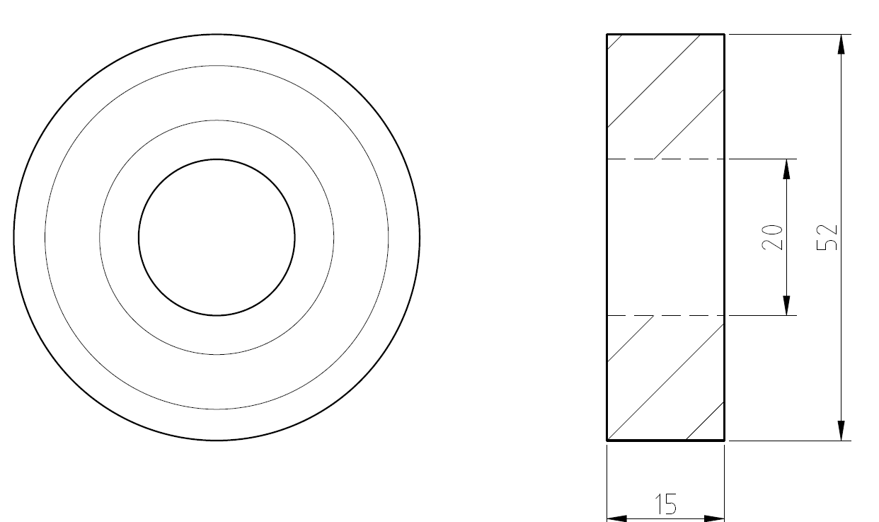 Ložisko kuličkové zapouzdřené 6304, 20/52 mm, SPORTJACHT