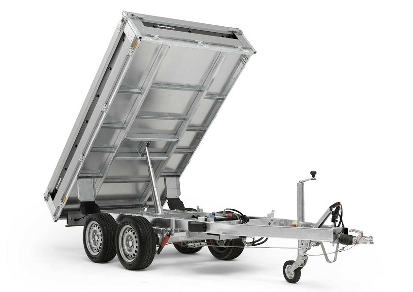 Elektrohydraulický sklápěč Brenderup Back-Tipper 4260 STB | 258 x 143 x 35 cm | 2000 kg