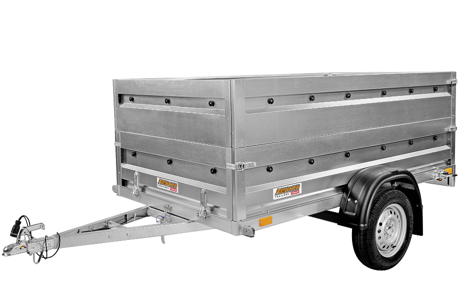 Přívěsný vozík Neptun Rustik nebrzděný sklopný | 210 × 129 cm