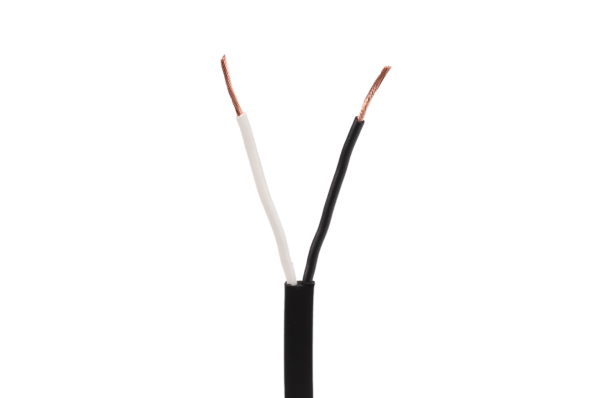 Kabel 2x1,5 mm2, plochý 6,5x3,9 mm pro spojky QS150 (Jaeger, SNAP-IN), balení 100 m