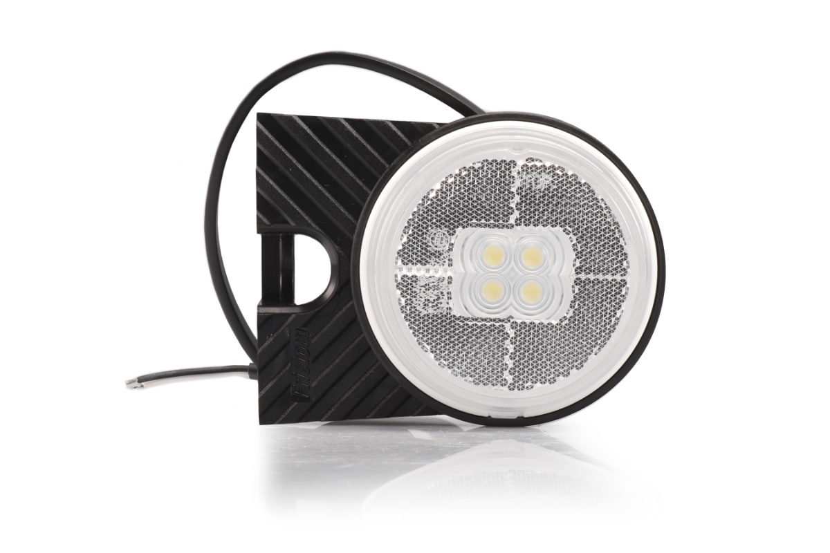 Svítilna přední obrysová LED Fristom FT-060 na držáku, LEVÁ, 12-36V