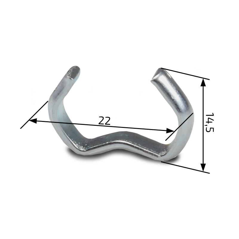 Spojka drát gumolana pr. 8mm lisovací
