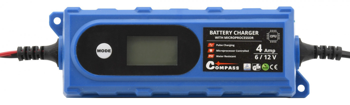 Nabíječka víceúčelová s redukcí pro nabíjení hydraulických sklápěčů LCD displej