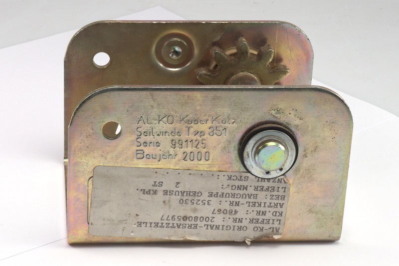 Základna navijáku AL-KO 351 (ETI 811175) včetně hřídele - VÝPRODEJ