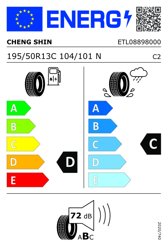 Kolo 195/55 R10 C 98P Maxxis (750 kg) 112x5 M+S