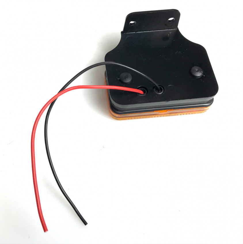 Svítilna boční obrysová LED GMAK G17, s odrazkou, na držáku, QS150