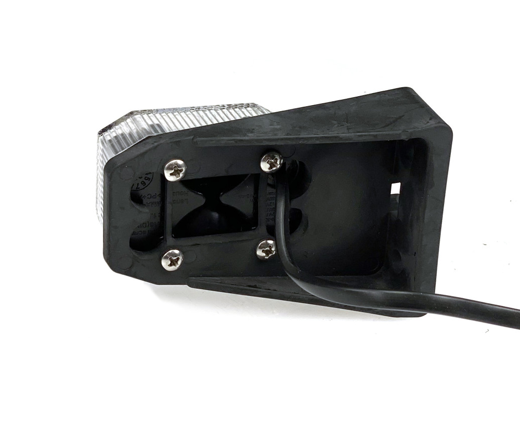 ASPÖCK Svítilna přední obrysová LED Aspöck Flexi-point, 12V, s odrazkou, na držáku