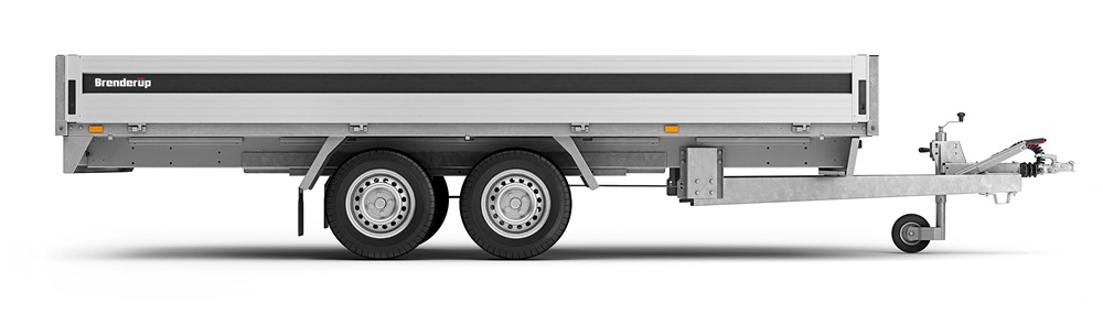 Brzděný přívěsný vozík s nájezdy Brenderup 5420ATB | 417 x 180 x 34 cm | 2500 kg