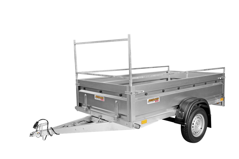 Přívěsný vozík Neptun PRO nebrzděný sklopný | 236 × 129 cm