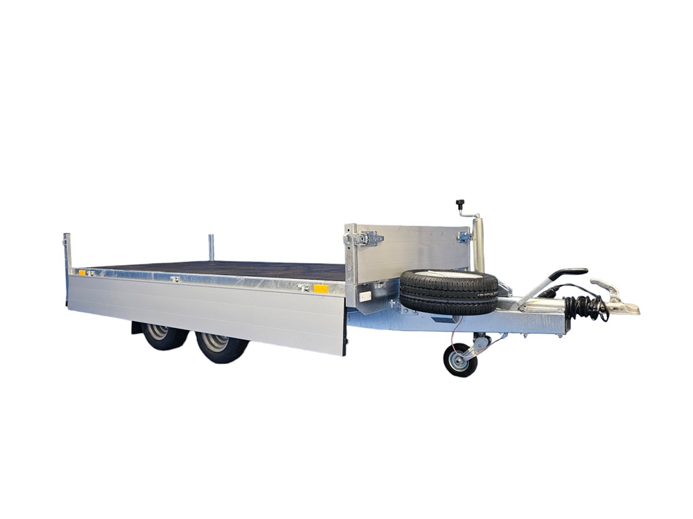 Přívěsný vozík brzděný NEPTUN Nordica PRO ALU | 405 × 197,5 cm | 2000 kg