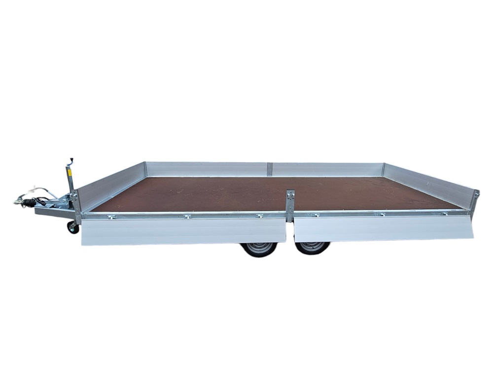 Přívěsný vozík brzděný NEPTUN Nordica PRO ALU | 588 × 208 cm | 3500 kg