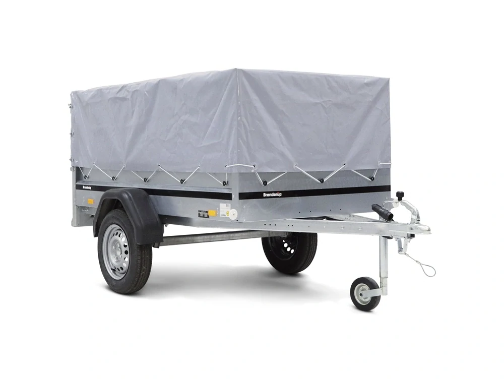 Přívěsný vozík Brenderup 1203S | 204  x 116 x 35 cm | mřížovaná nástavba s plachtou V CENĚ