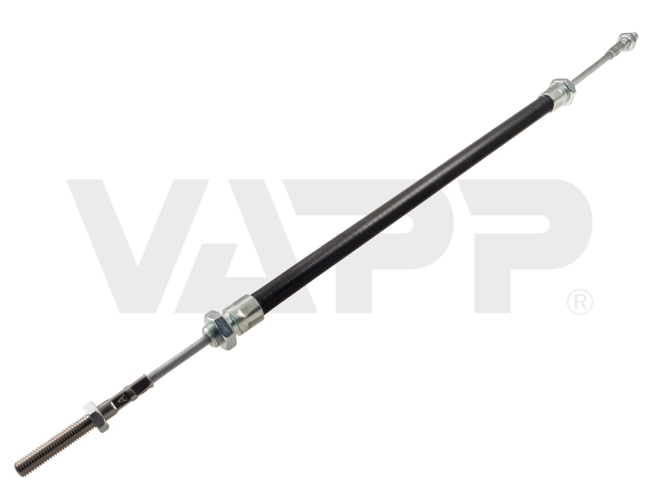 Lanovod brzdový pro výškově stavitelnou oj AL-KO 360/645 mm, závit M10-M10 L/P