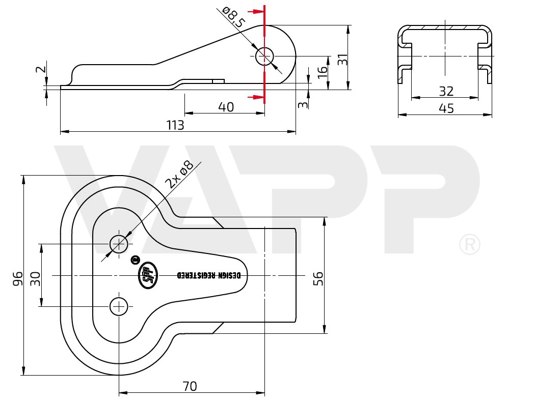 Pant bočnic SPP ZW-07.98A