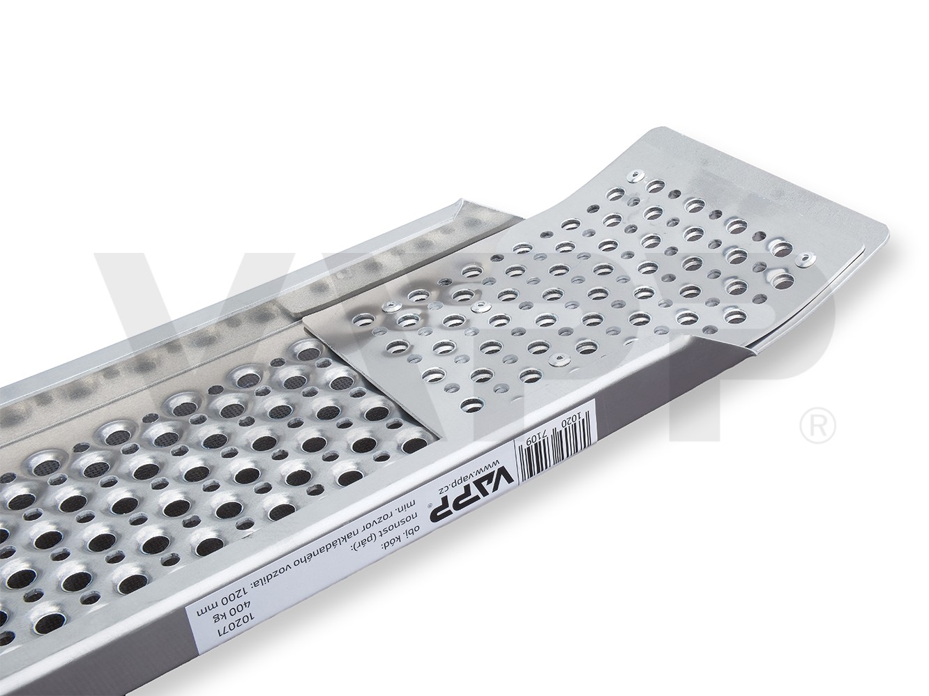 Nájezd hliníkový VAPP NHP-415, prohnutý