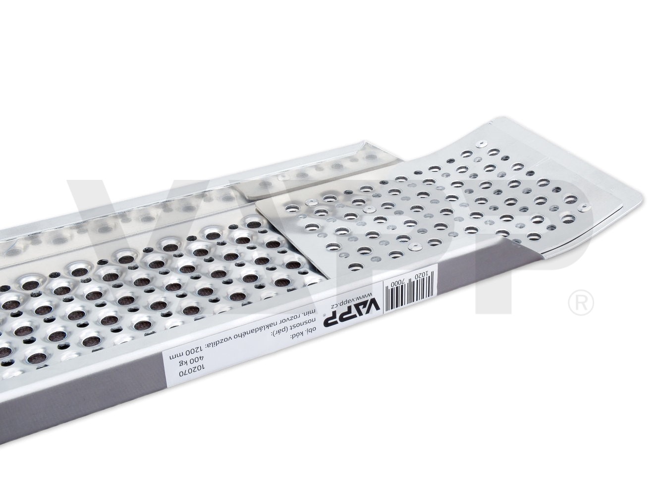 Nájezd hliníkový VAPP NH-1025, rovný