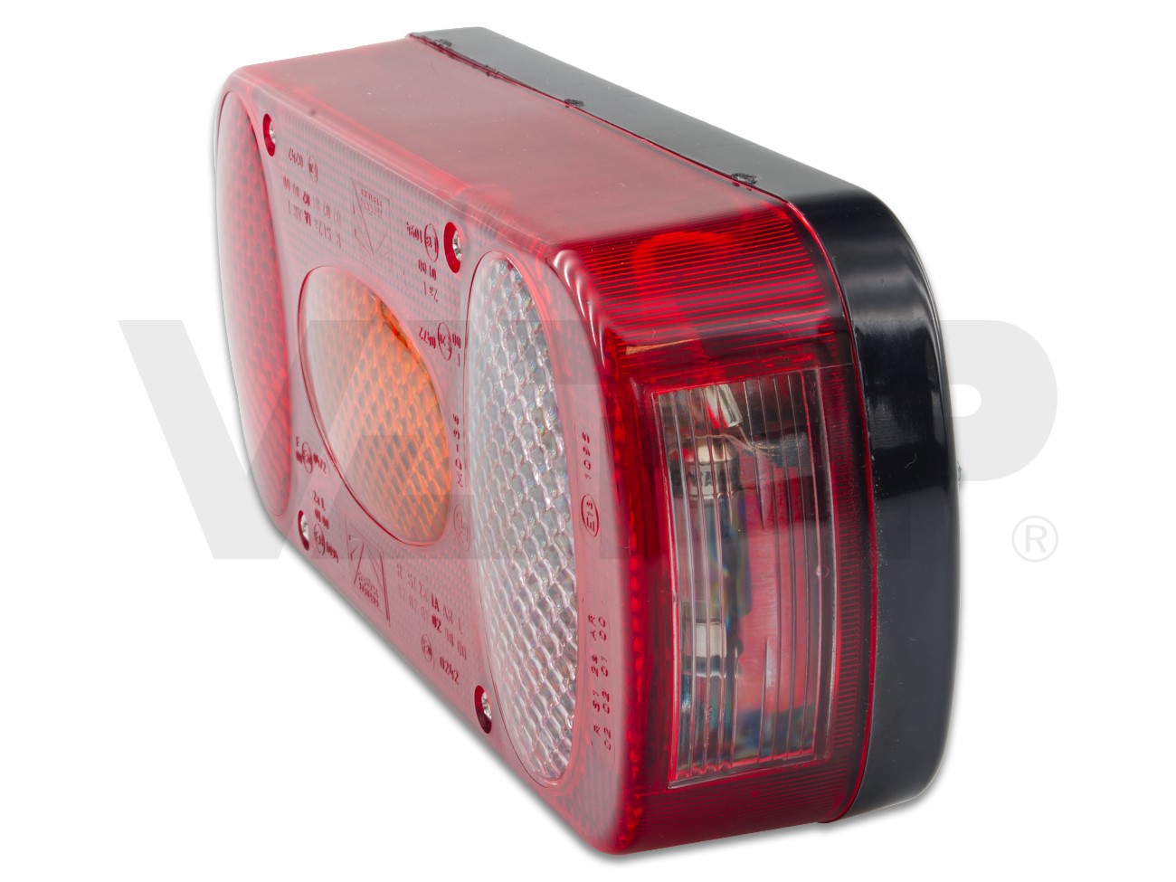 Svítilna Aspöck Midipoint II sdružená, L/P-BL/BR/KO/CO/RZ (bez žárovek), průchodka