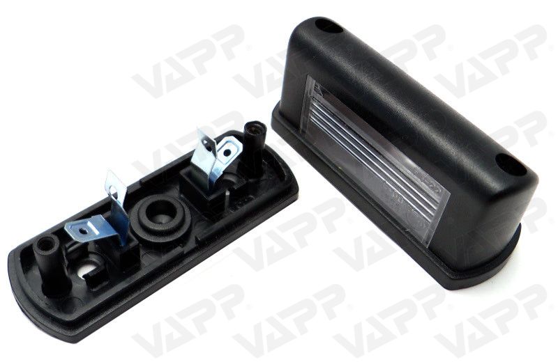 Osvětlení SPZ (registrační značky) FT-022, černé, sulfit /cena za kus