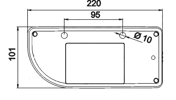 Sklo svítilny Jokon 821, L-BL/BR/KO/ML/CO 