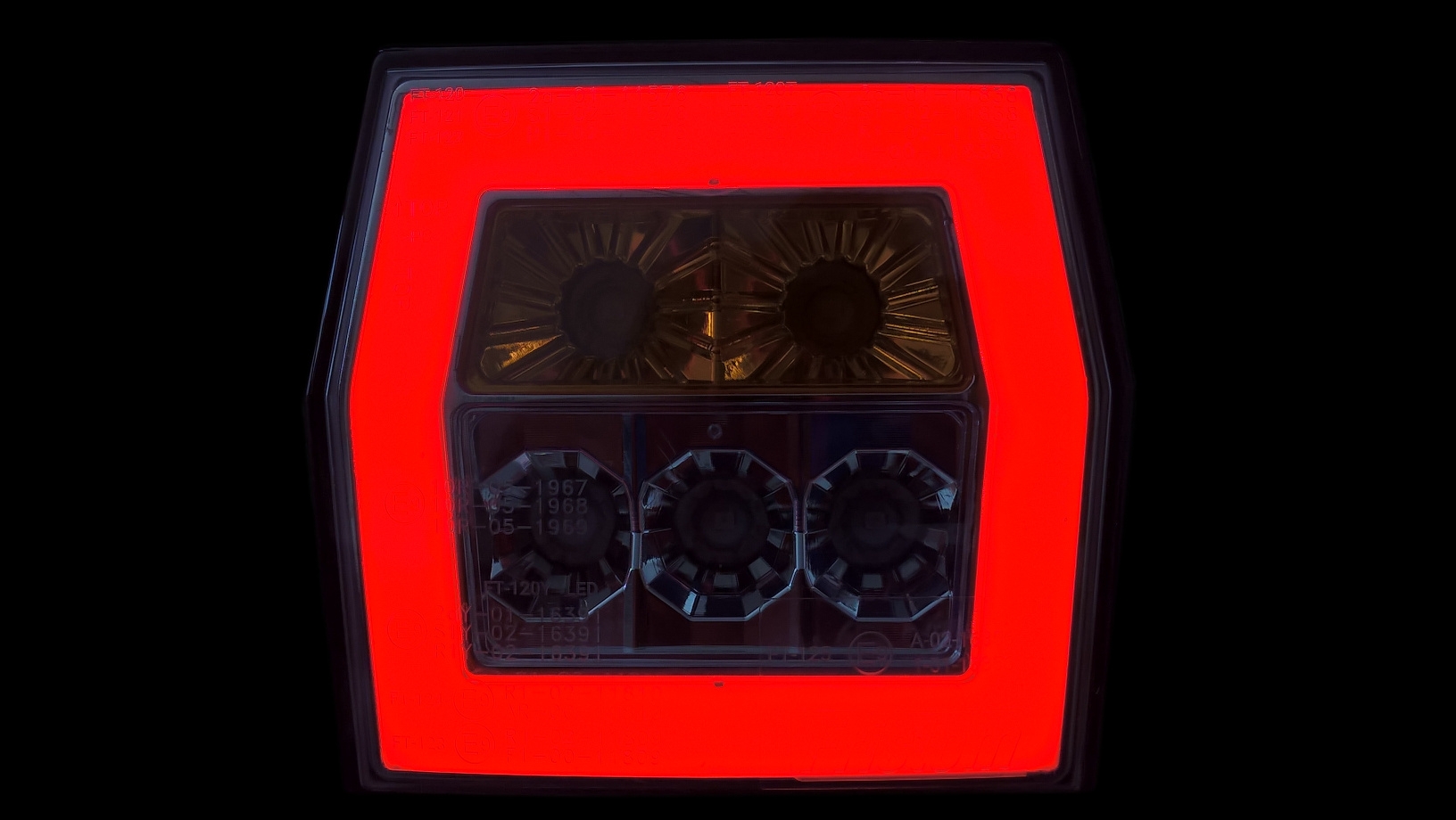 Svítilna Fristom FT-121 sdružená LED 12-24V, L/P-BL/BR/KO 