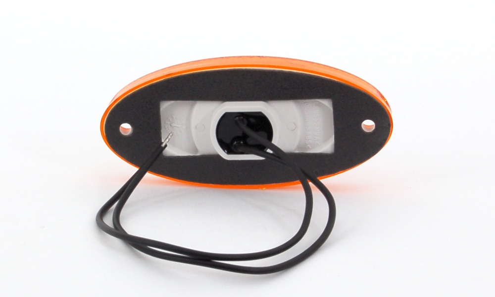 Svítilna boční obrysová LED WAS W64, 12-24V, eliptická 