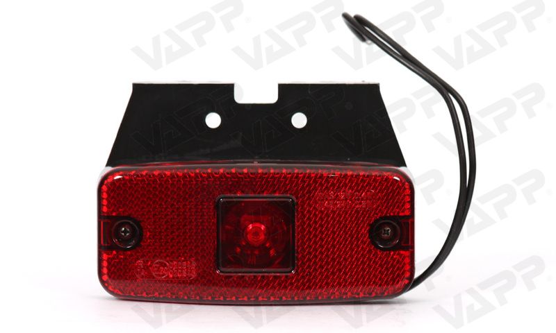 Svítilna zadní obrysová LED WAS w46/224Z, 12-24V na držáku, s odrazkou 