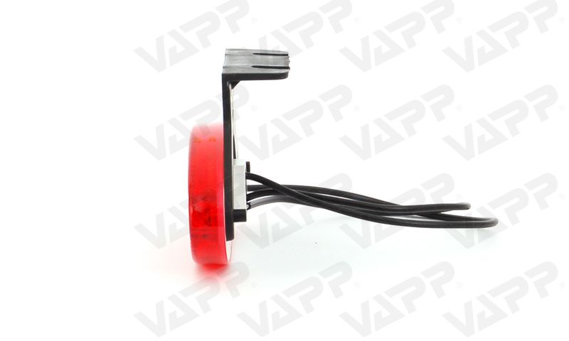 Svítilna zadní obrysová LED WAS W64/307Z, 12-24V, eliptická na držáku 