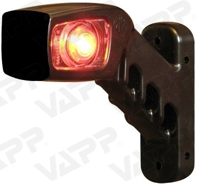 Svítilna doplňková obrysová LED WAS 242L, 12-24V, levá, 135 mm 