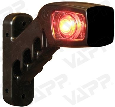 Svítilna doplňková obrysová LED WAS 242P, 12-24V, pravá, 135 mm 