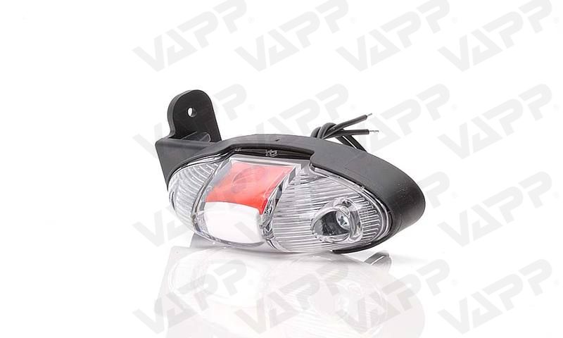 Svítilna doplňková obrysová LED WAS W107/820L III (12-24V) na držáku, levá 